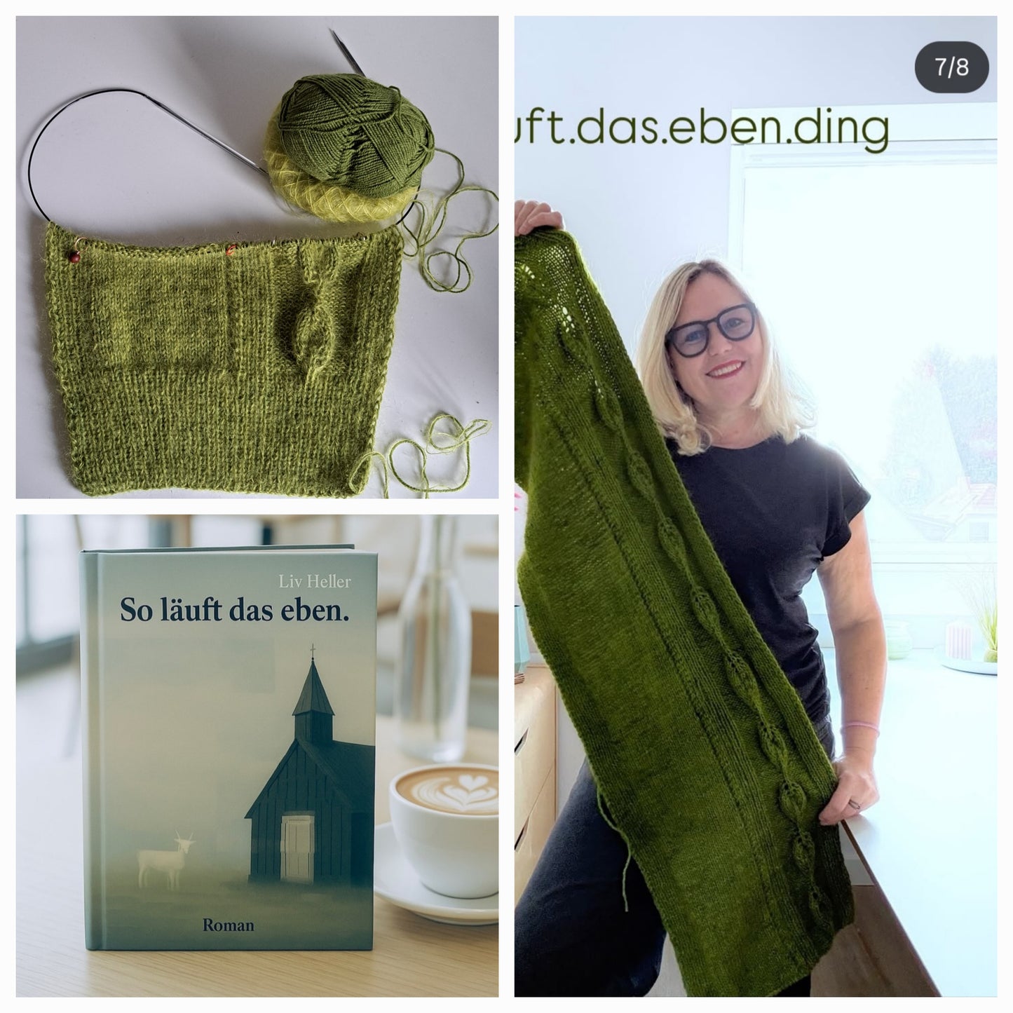 So läuft das eben. Geschenkset mit Sandnes Double Sunday und Tynn Silk Mohair