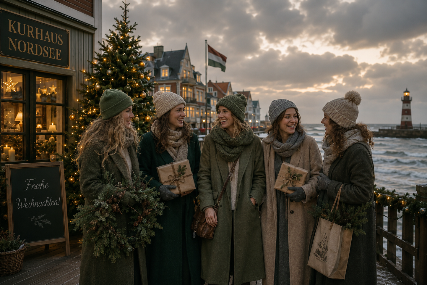 Ein Wochenende an der Nordsee - 2. FrauenBerlins Adventskalendertuch 2026